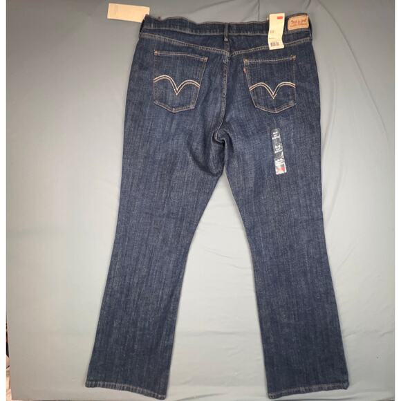 Levi’s 515 Bootcut Stretch Jeans Women’s 16M Dark Wash NWT - Picture 2 of 9